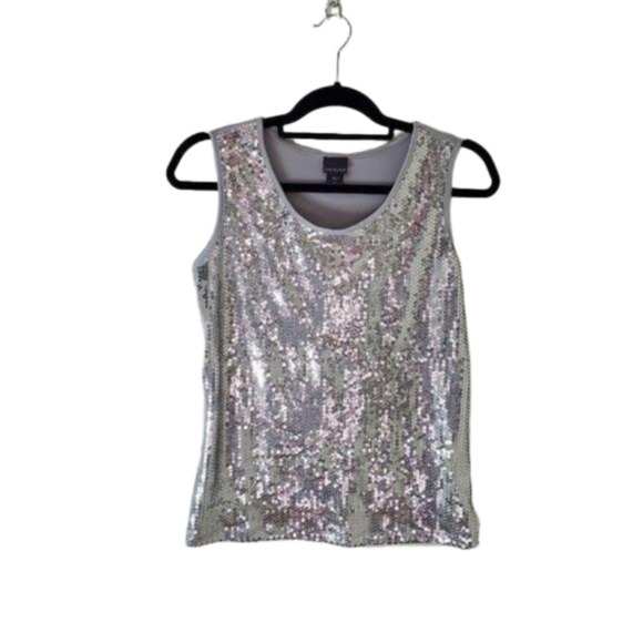 🇺🇸Gorgeous Sequins Top Size Small - Picture 1 of 7